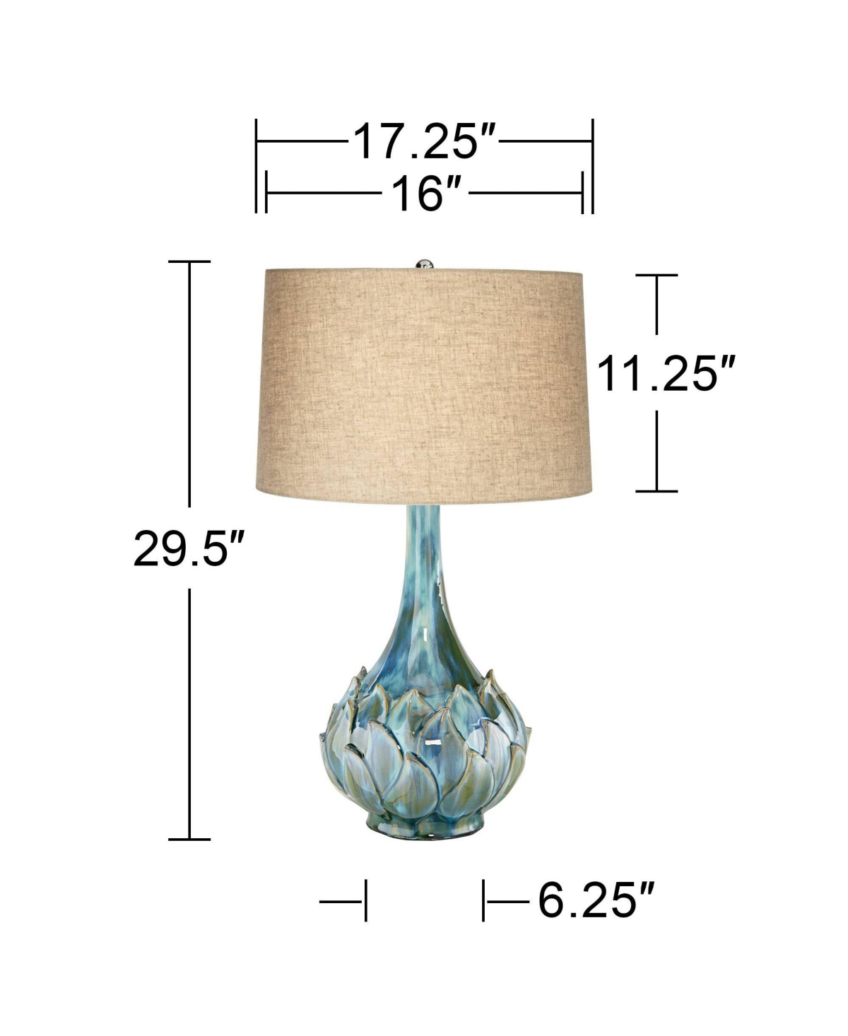 Kenya Modern Table Lamp 29 1/2