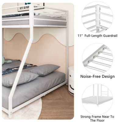 Adam Twin Over Full Metal Bunk bed