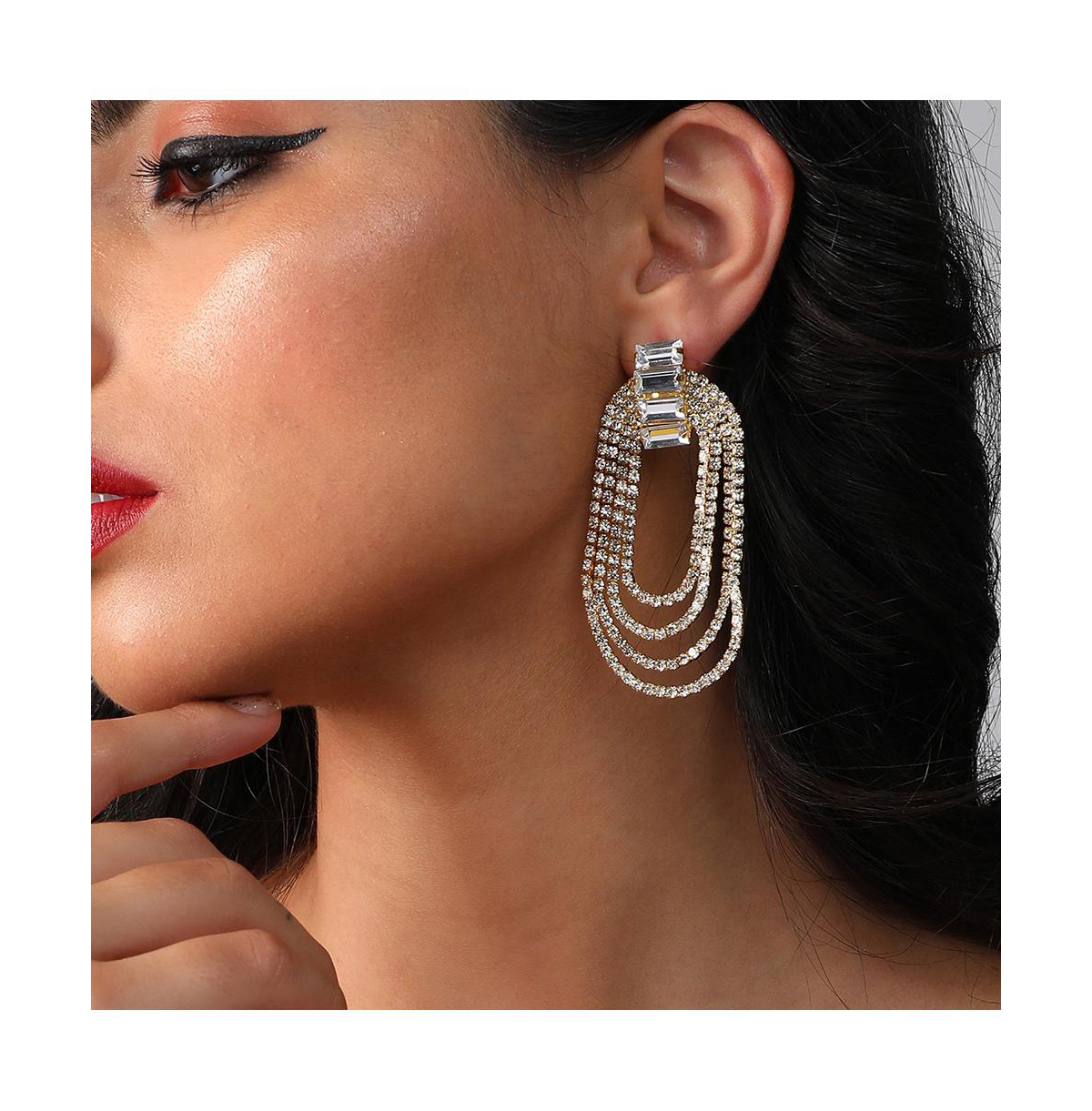 Sohi Women's Wrap Drop Earrings