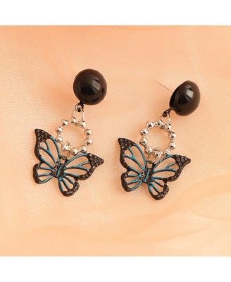 Women's Butterfly Drop Earrings