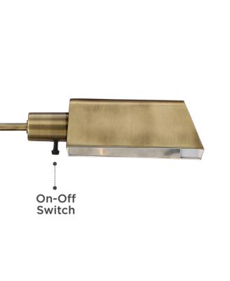 Jenson Swing Floor Lamp, Brass