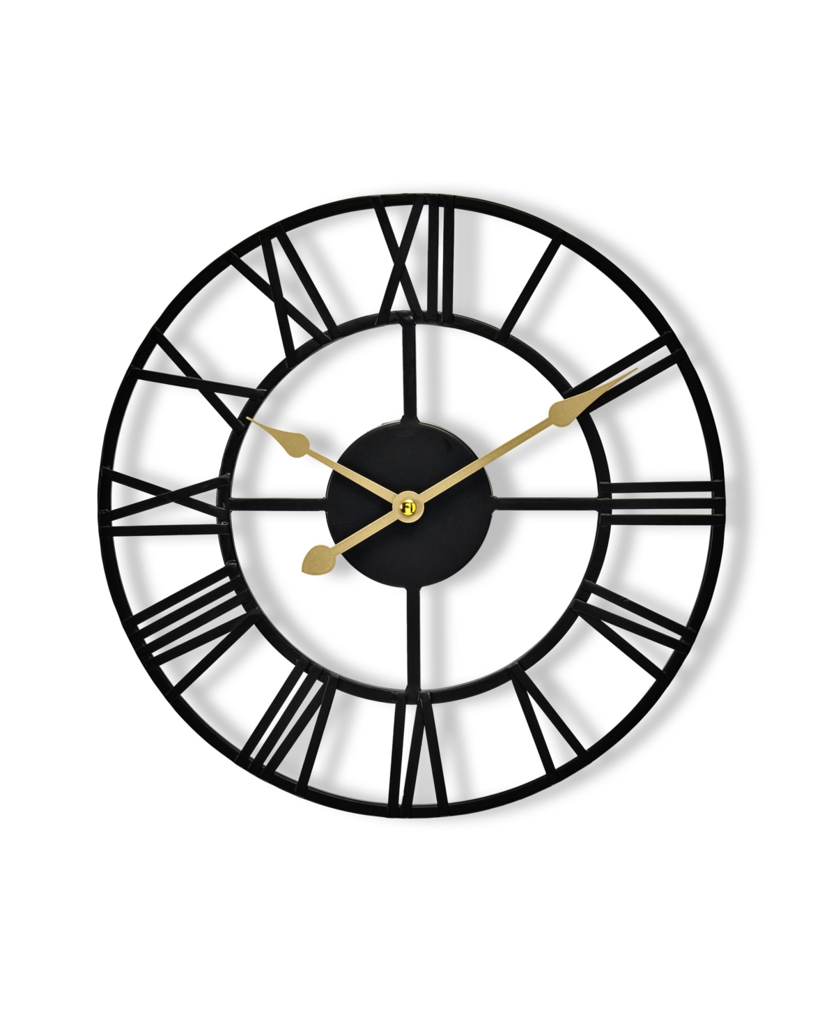 Sorbus Wall Clock for Living Room Decor - Roman Numeral Wall Clock for Kitchen - inch Wall Clock Decorative (Gold)