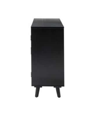 Gius Contemporary Accent Cabine with Beech Wood Doors