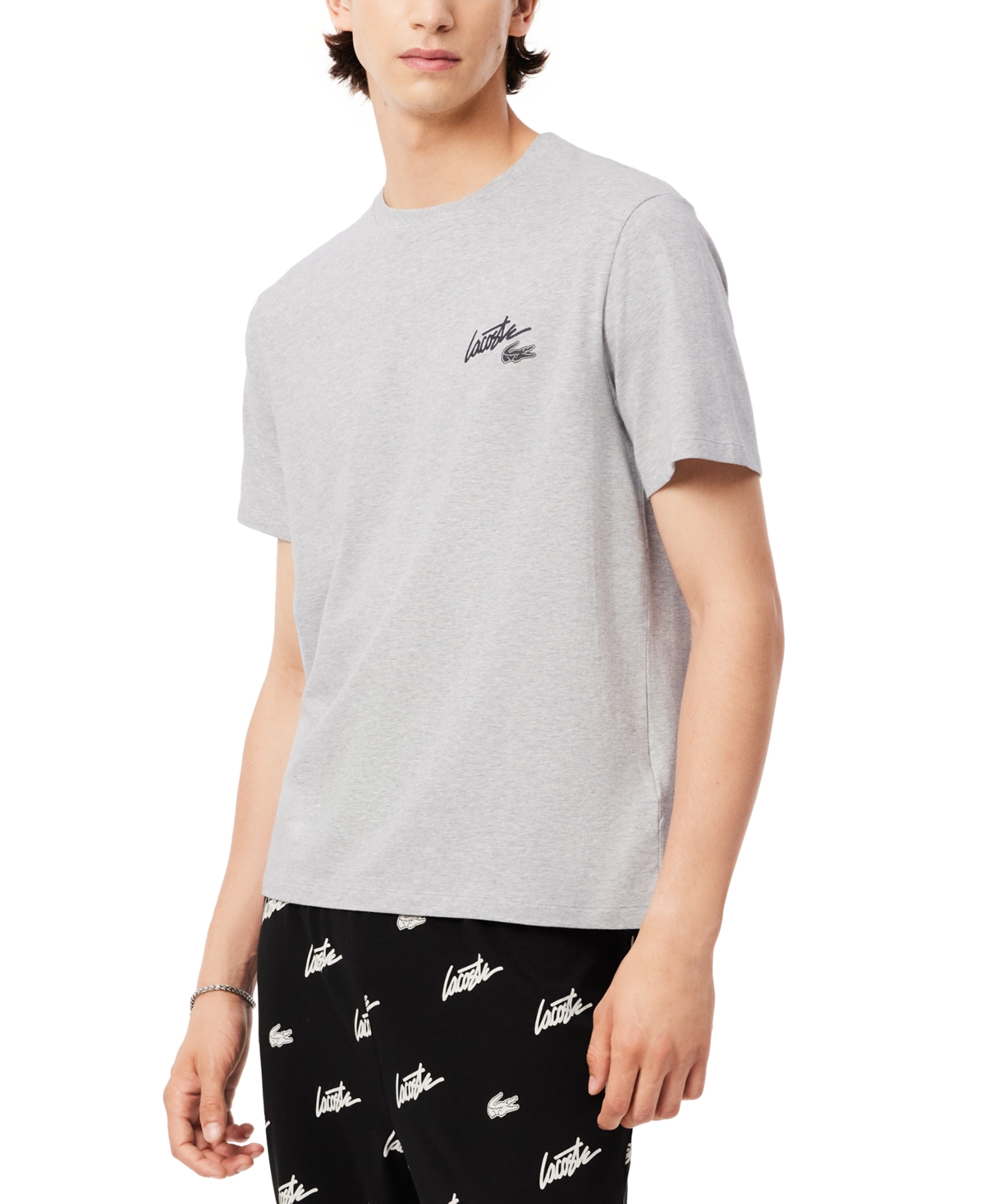 Lacoste Men's 2-Pc. Graffiti-Logo Pajamas