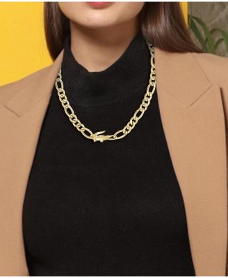 Women's Crocodile IP Plated Necklace