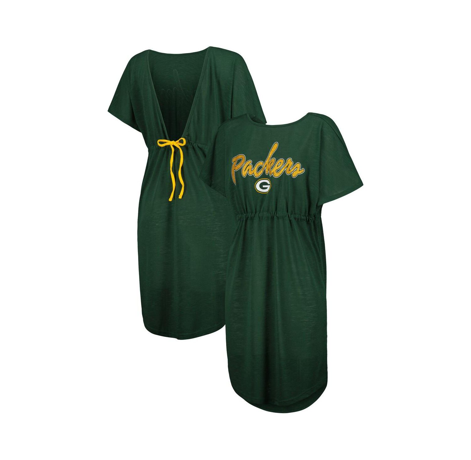 Women's Green Green New York Jets Versus Swim Cover-Up