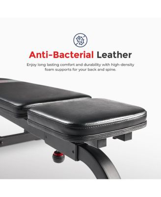 Adjustable Incline Multifunction Weight Bench, Anti-bacterial Leather and Weight Capacity 520LBs