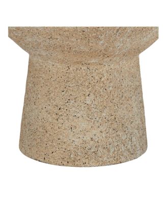 Cozumel 26 3/4" Tall Geometric Rustic Mid Century Modern Table Lamps Set of 2 Beige Living Room Off-White Shade