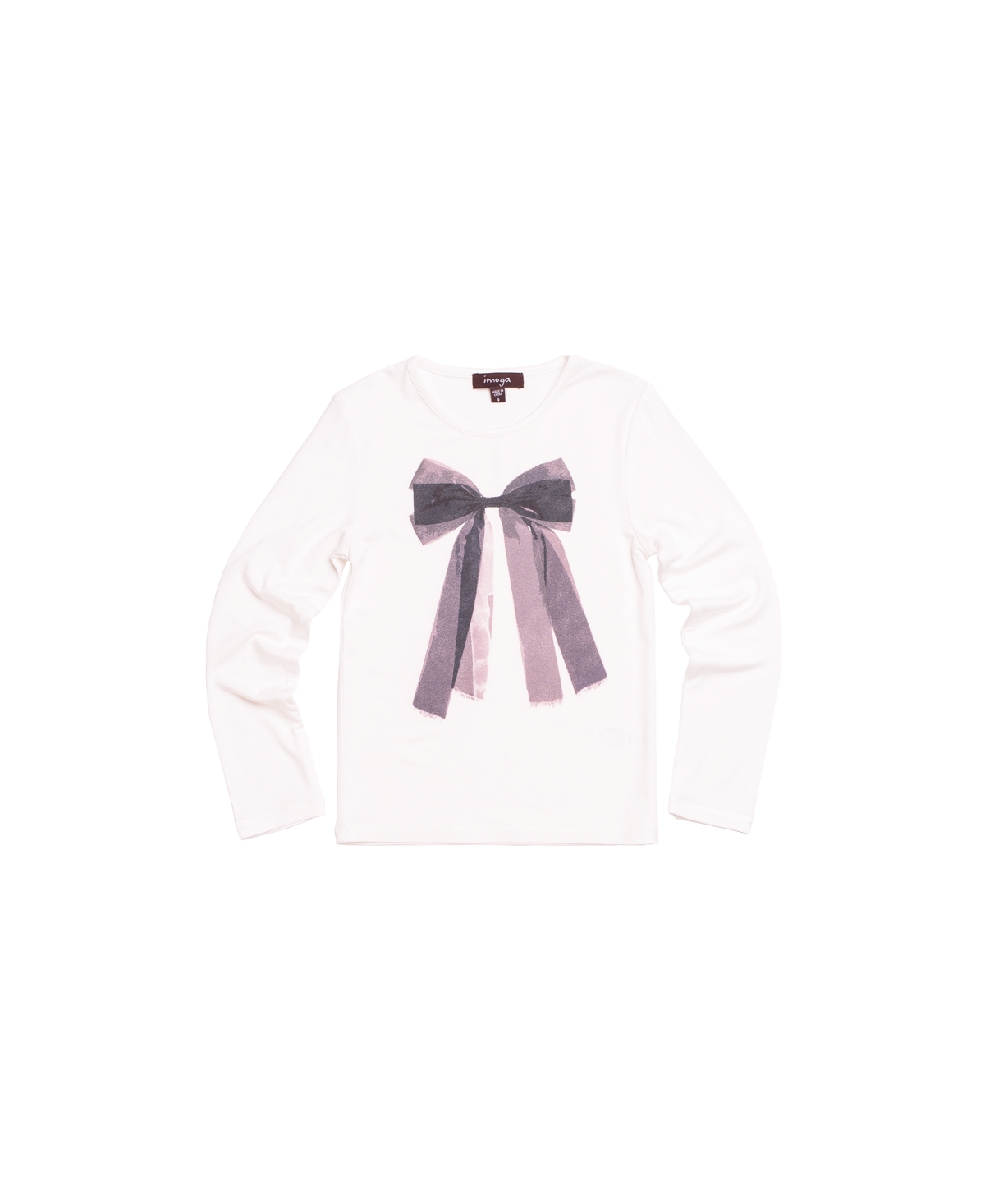Imoga Collection Big Girls Ariana FW24 Bow- Snow