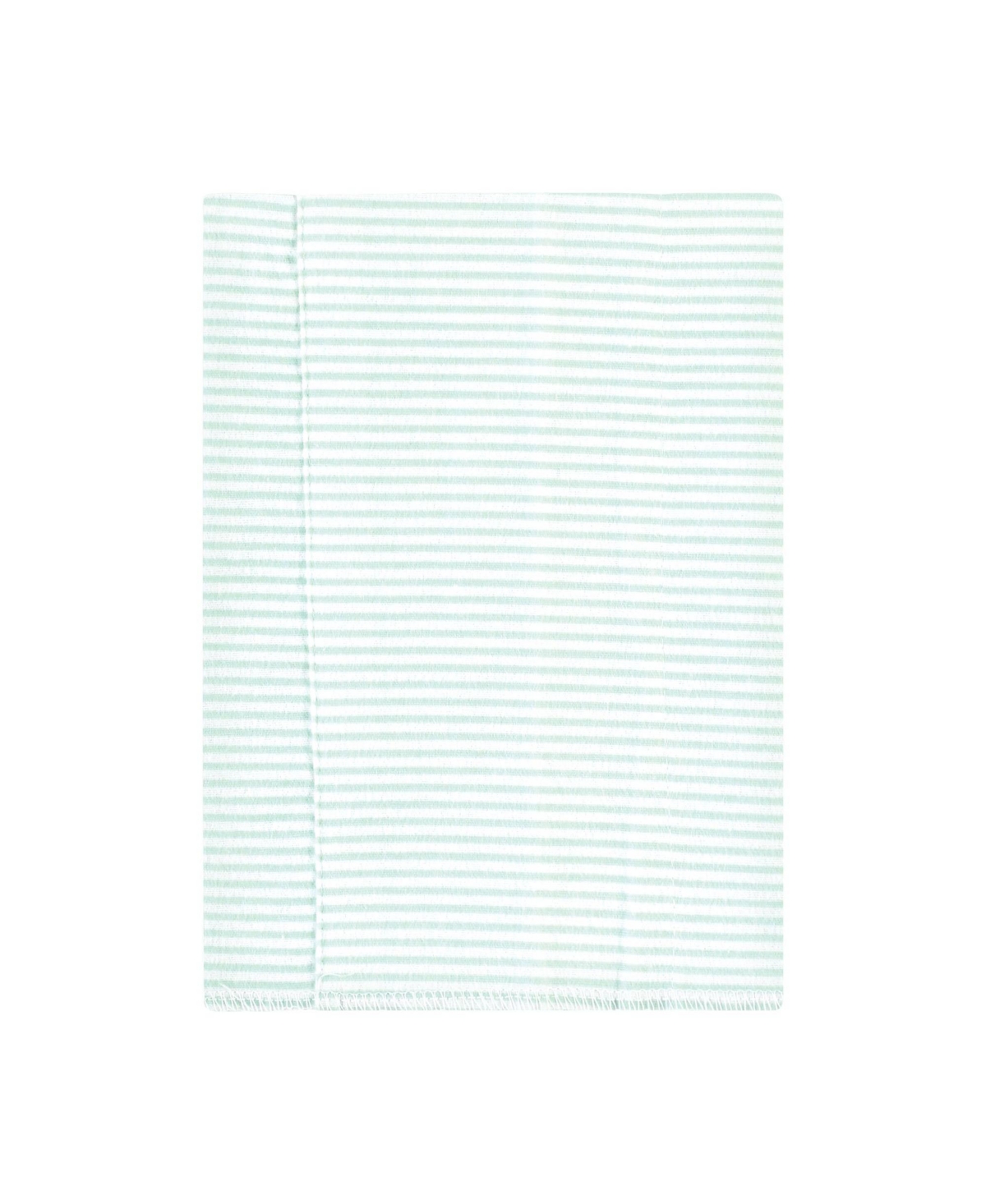 Hudson Baby Girls Cotton Poly Flannel Burp Cloths 8-Pack - Eucalyptus 8-pack