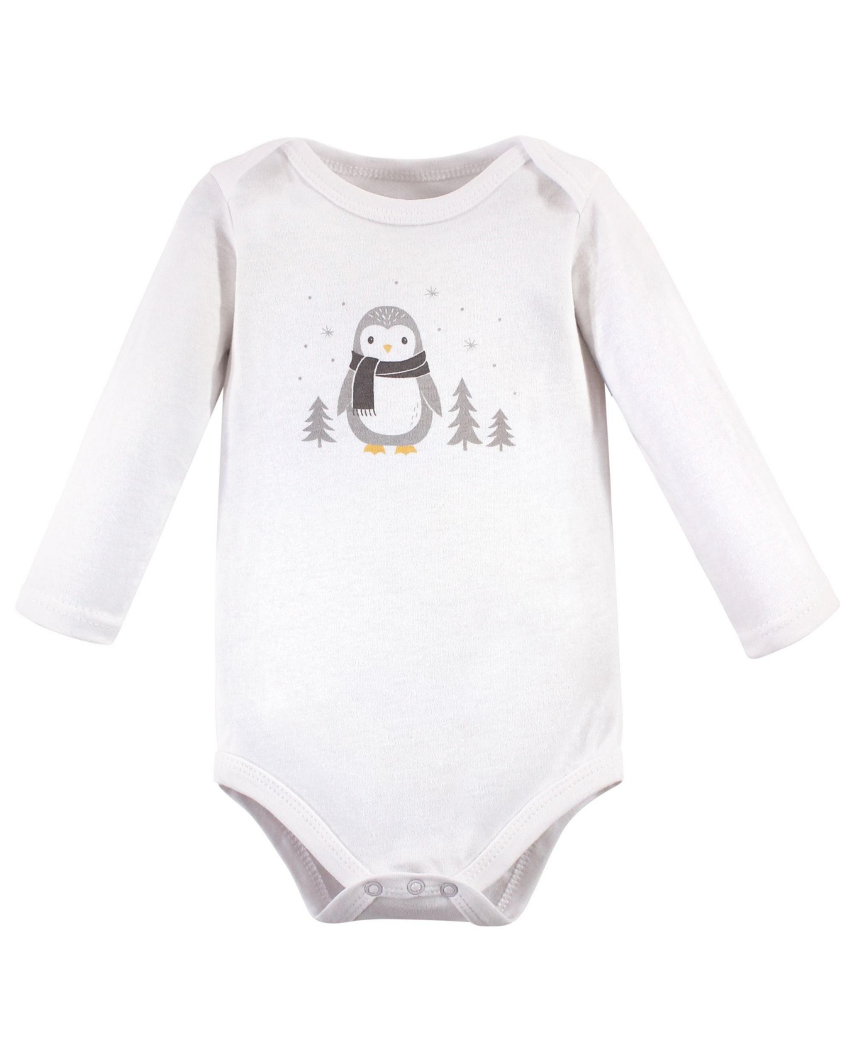 Hudson Baby Boys Cotton Long-Sleeve Bodysuits 5pk