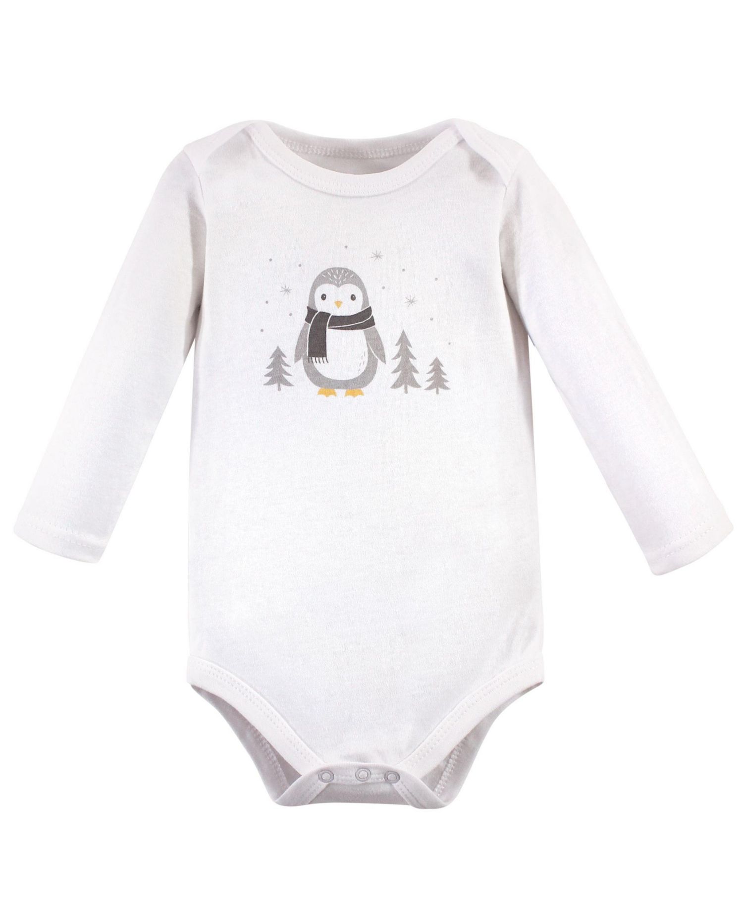 Baby Unisex Soft Cotton Long-Sleeve Bodysuit 5Pk