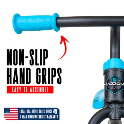 Toddler Balance Bike – Lightweight No Pedal First Bike for Ages 18 Months to 4 Years – Adjustable Seat – 10" Maintenance-Free Tires – My 1st BMX Balance Bike - Black