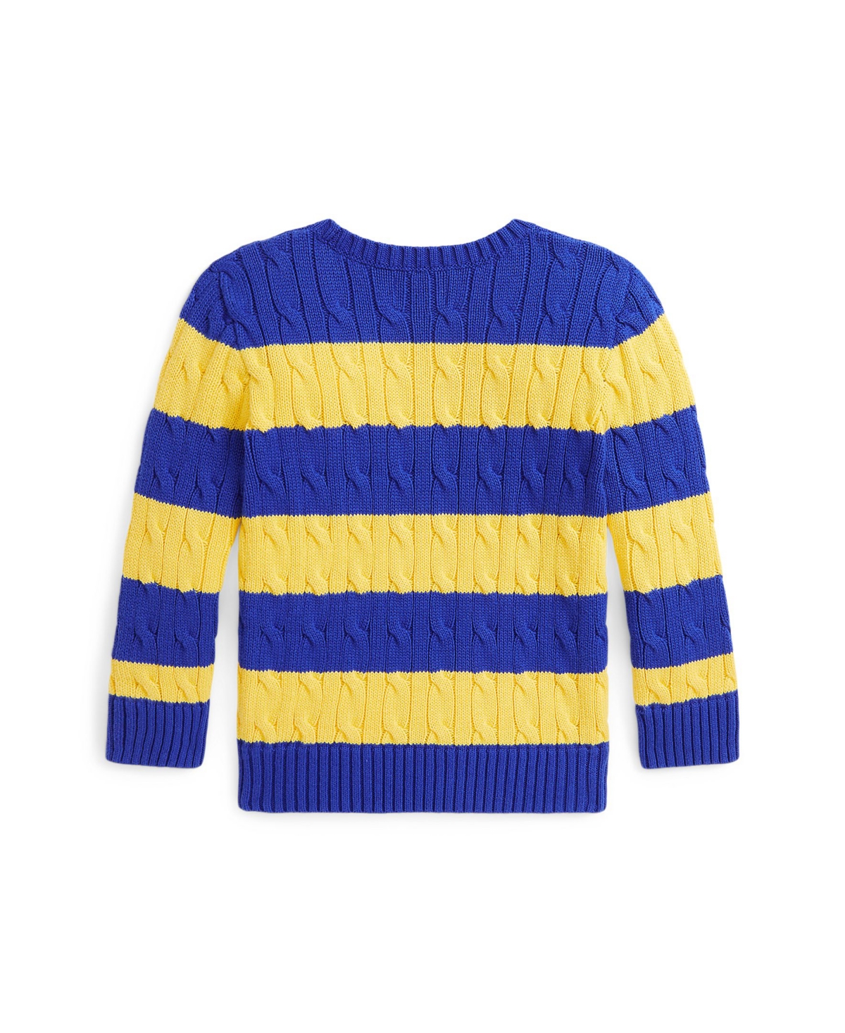 Polo Ralph Lauren Toddler and Little Boys Striped Cable-Knit Cotton Sweater