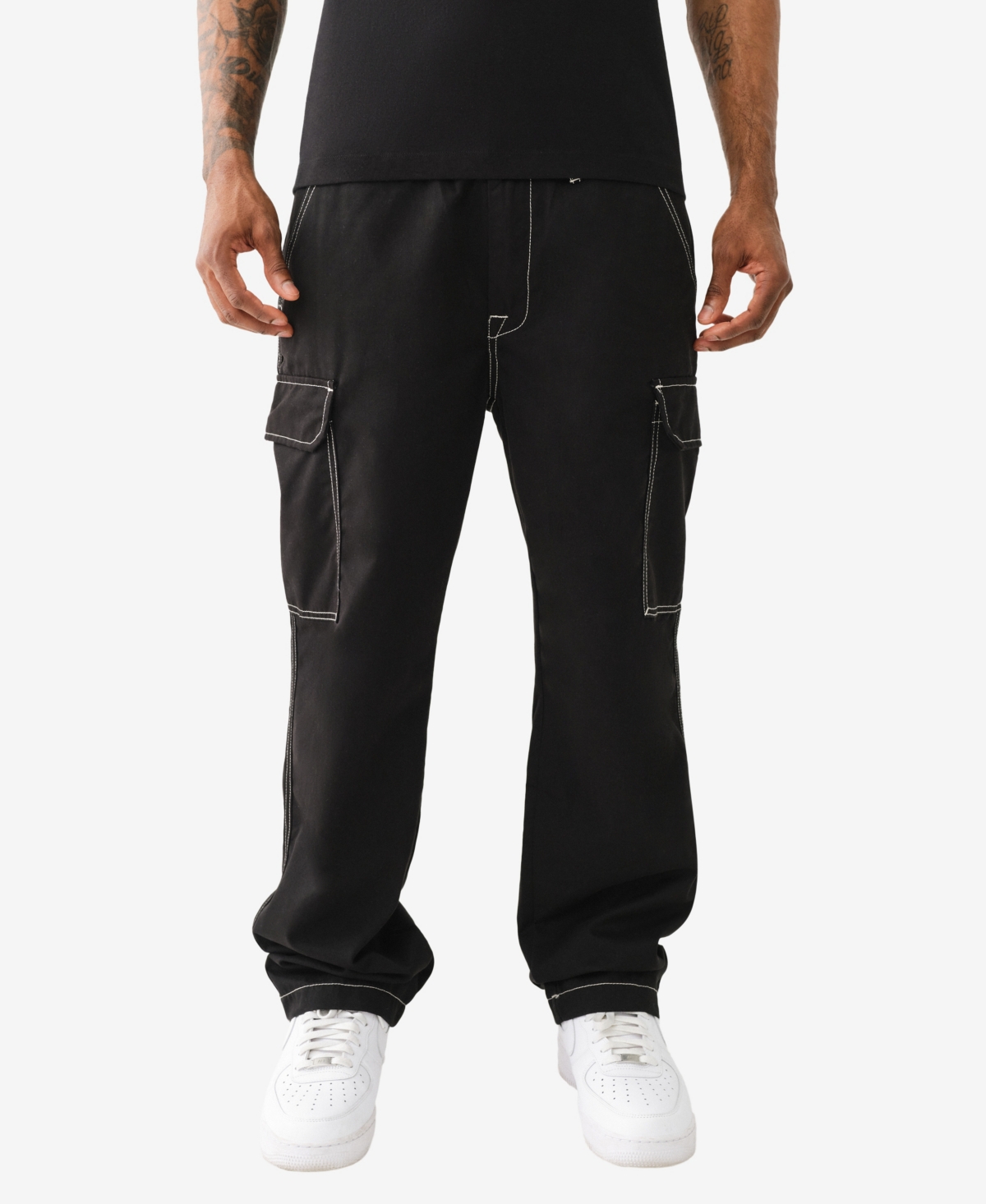 Men's Cargo Pants - Jet Black