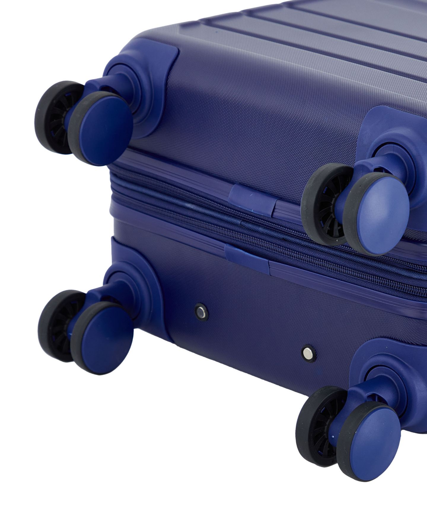 Чемоданы French Connection Saint Martin 4 Piece Hardside Luggage Set 4in1 CUP/USB/USB-C/PHONE Holder, цвет: Синий — фото 9