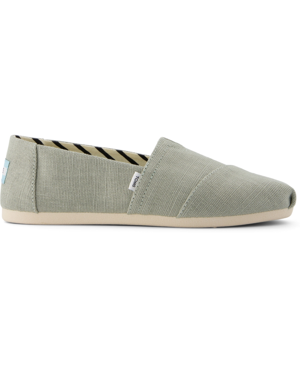 TOMS WOMEN'S ALPARGATA HERITAGE CANVAS FLATS 