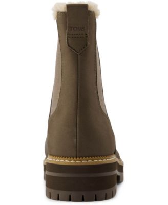 Women's Bennet Faux Fur Chelsea Lug Booties