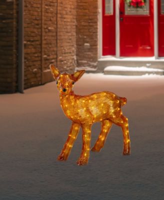 Acrylic Reindeer Christmas Display Decoration - 23-Inch
