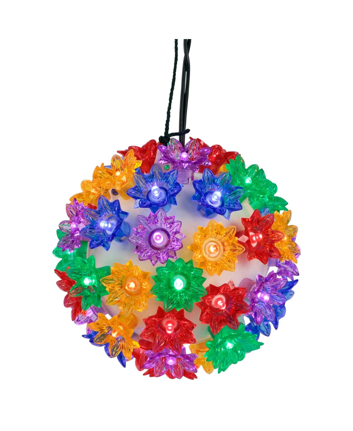 Northlight Led Hanging Starlight Sphere In White