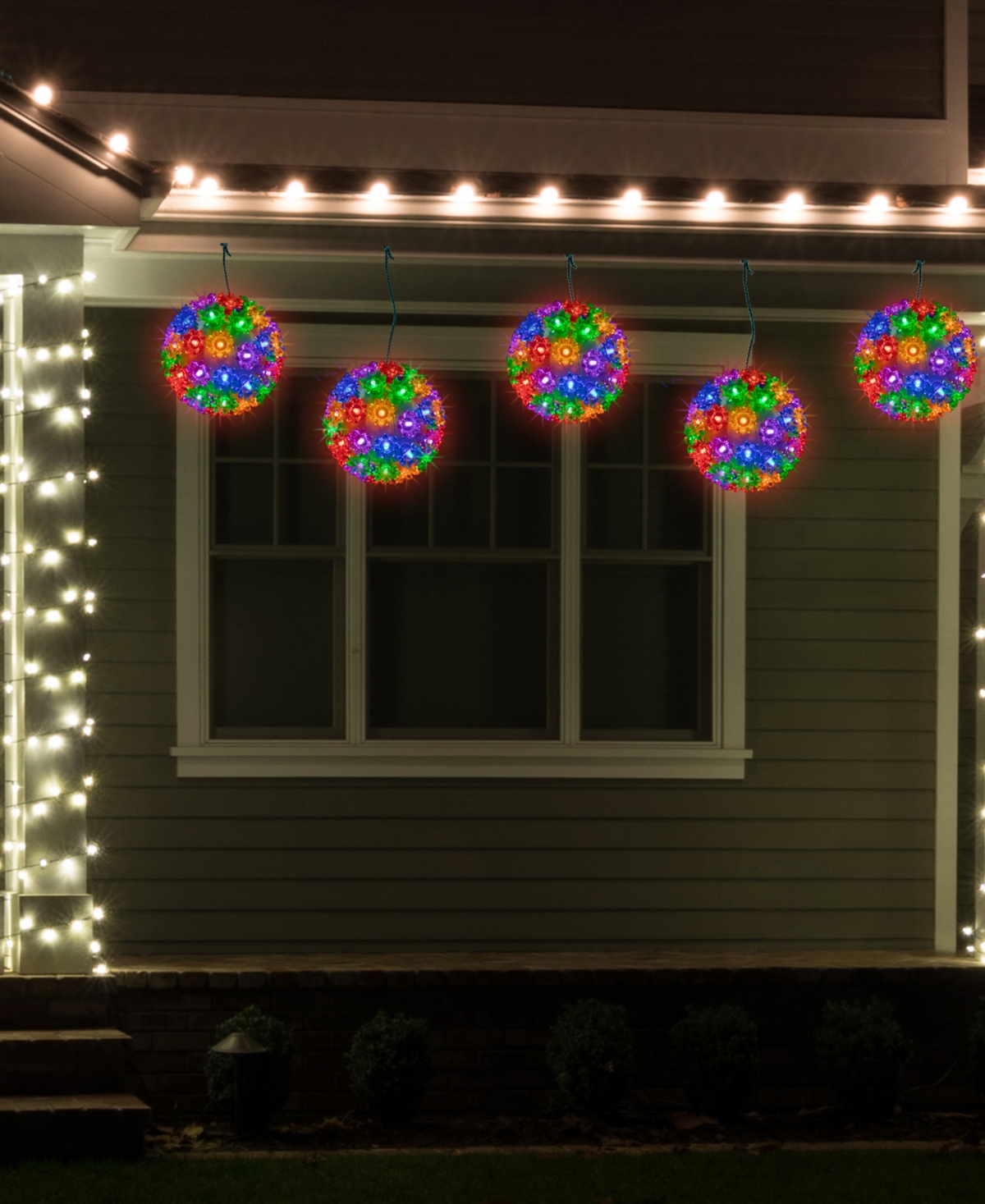Northlight Led Hanging Starlight Sphere In White