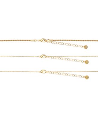 Cubic Zirconia Saint Christopher Cross Layered Pendant Necklace Set