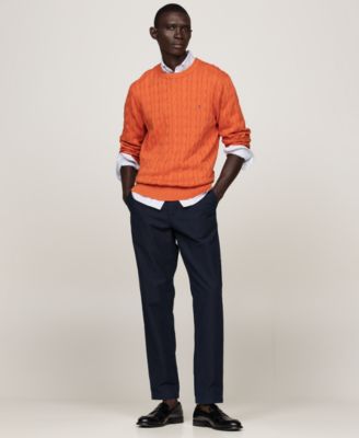 Men's Classic Cable Crewneck Sweater