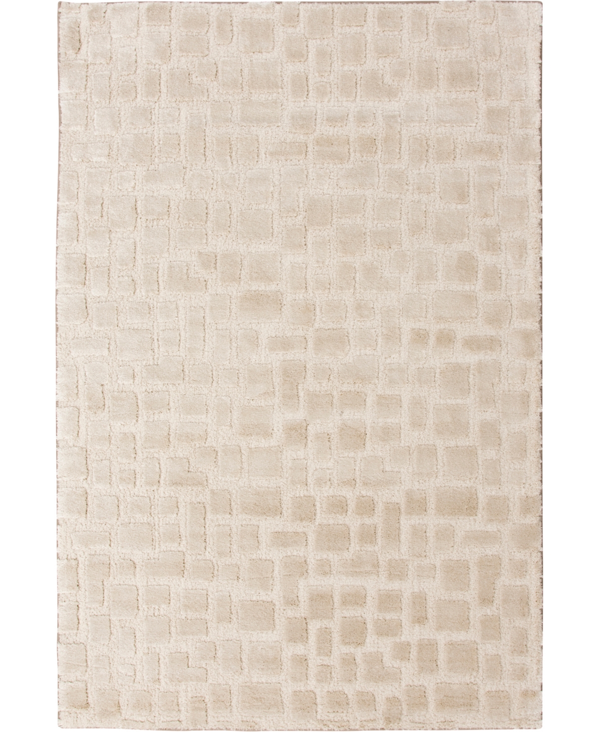 Km Home Leisure Shore 5'3"x7'7" Area Rug In Ivory