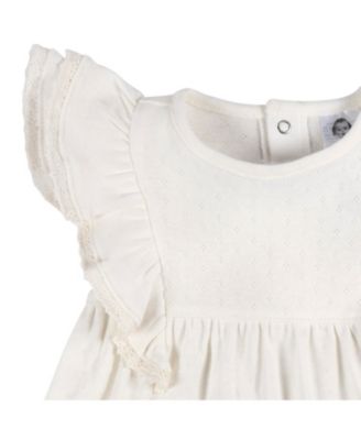 Baby Girls Dress and Diaper Cover Set, 2 Piece