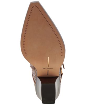 Women's Rave Pointed-Toe Buckled Dress Booties