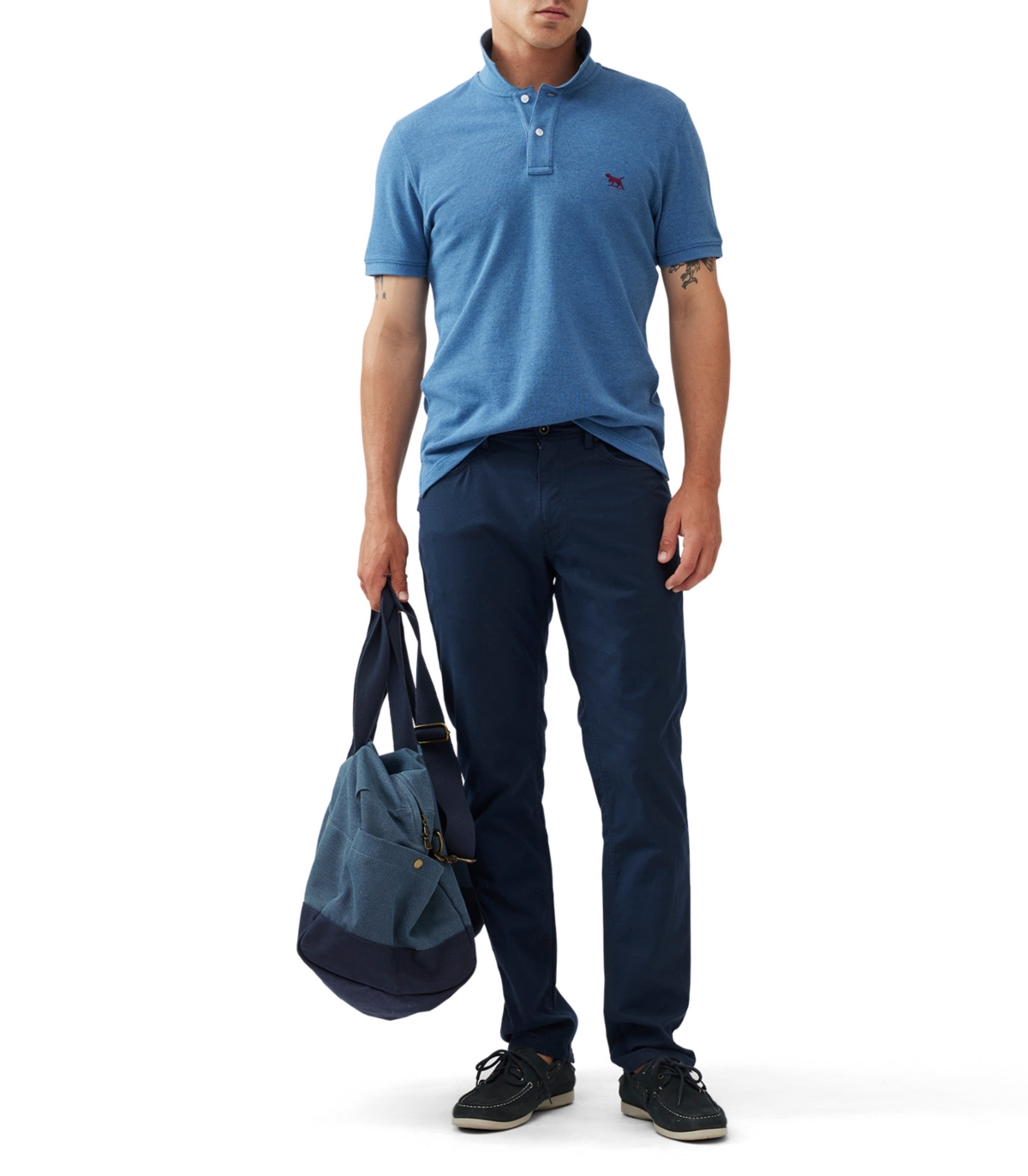 Rodd & Gunn Men's The Gunn Sports Fit Short Sleeve Polo In Blue