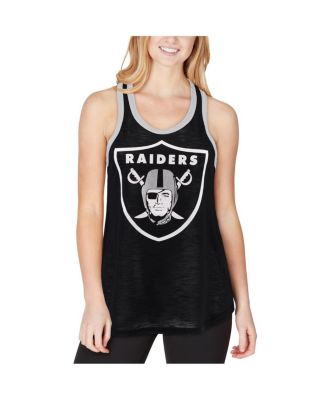 Women's Black Las Vegas Raiders Tater Tank Top