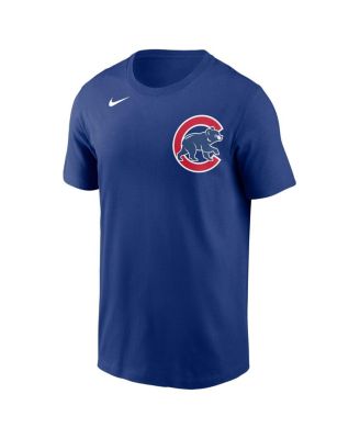 Men's Patrick Wisdom Royal Chicago Cubs Player Name Number T-Shirt