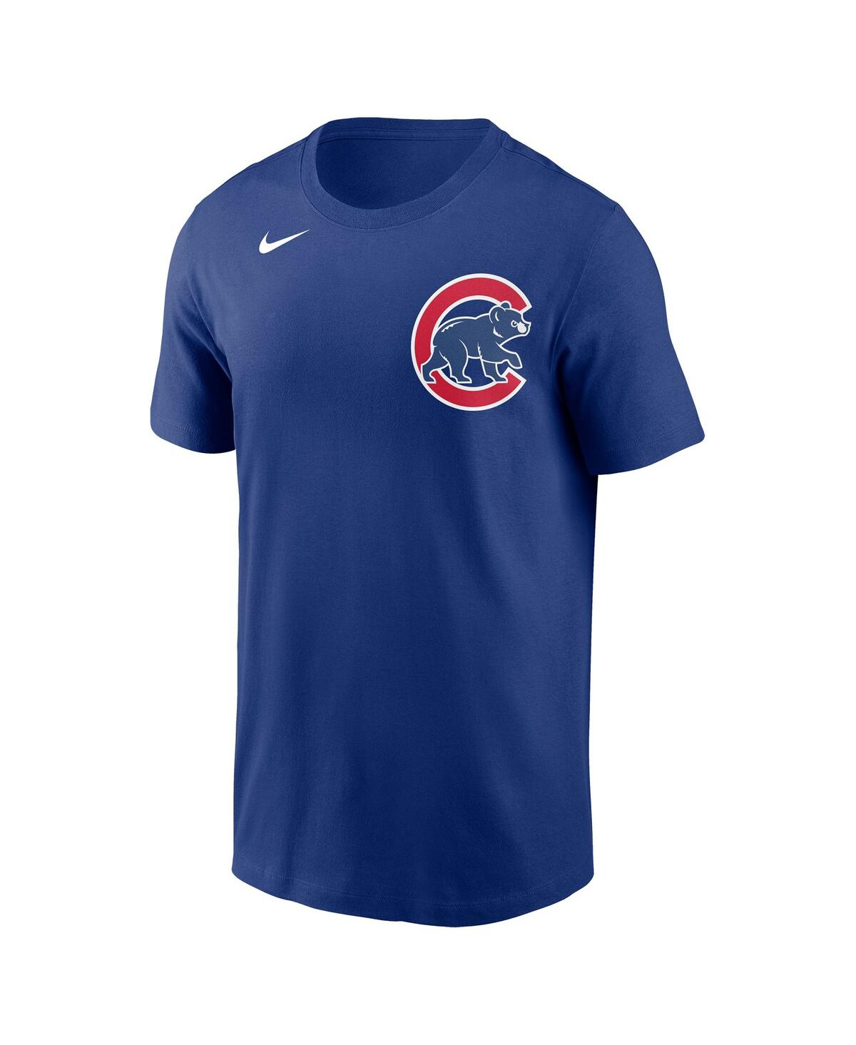 Nike Men's Patrick WisdomChicago Cubs Player Name Number T-Shirt - Royal