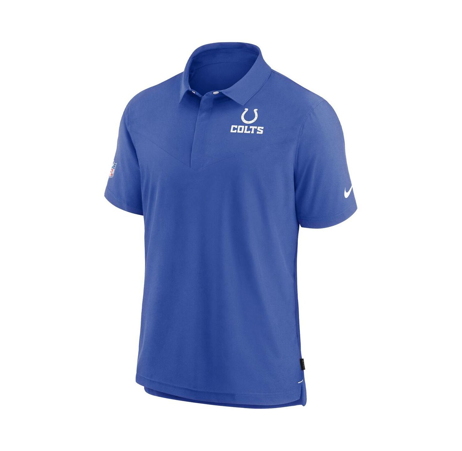 Men's Royal Indianapolis Colts Sideline Lockup Performance Polo