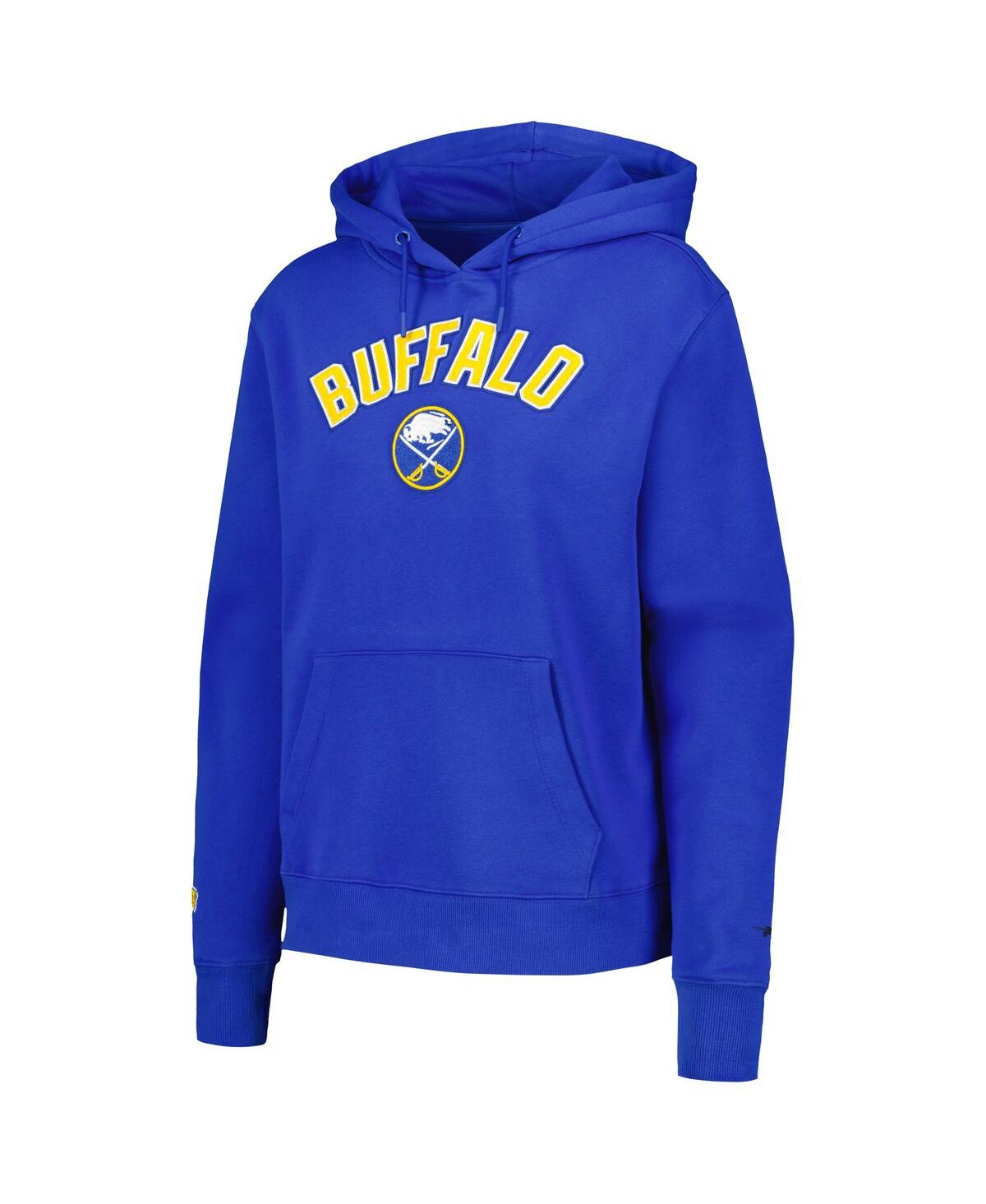 Pro Standard Women's Royal Buffalo Sabres Classic Chenille Pullover Hoodie In Royal