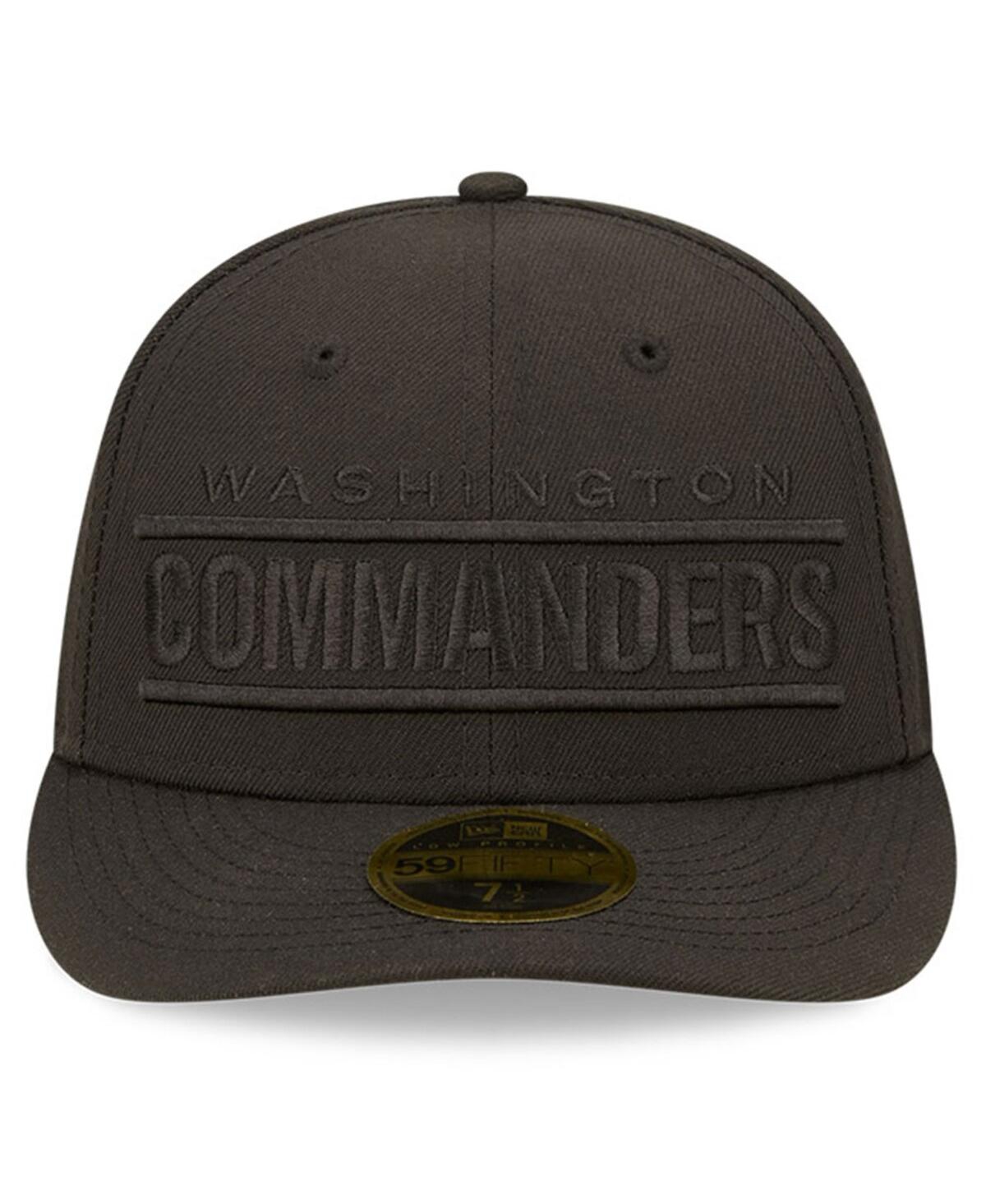 New Era Men's Washington CommandersonIi Low Profile 59FIFTY Fitted Hat - Black