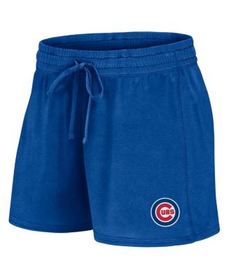 Women's Royal Chicago Cubs Start to Finish T-Shirt Shorts Combo Pack
