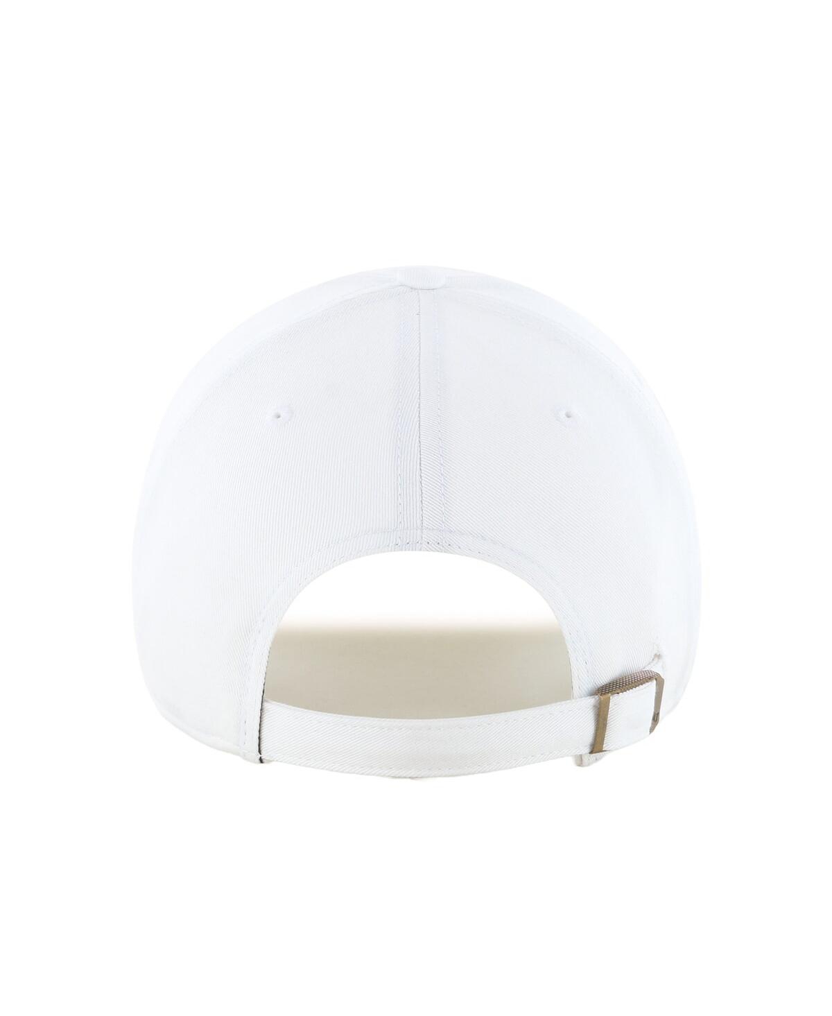 '47 Brand Men'sBoston Red Sox 2024 Spring Training Vapor Wave Clean Up Adjustable Hat - White