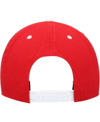 Men's Scarlet Nebraska Huskers Double Header Hitch Adjustable Hat