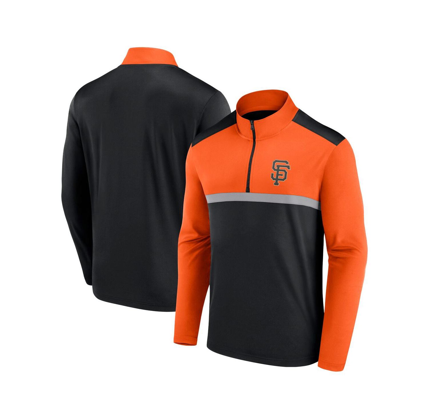Men's Black San Francisco Giants Unstoppable Quarter-Zip Top