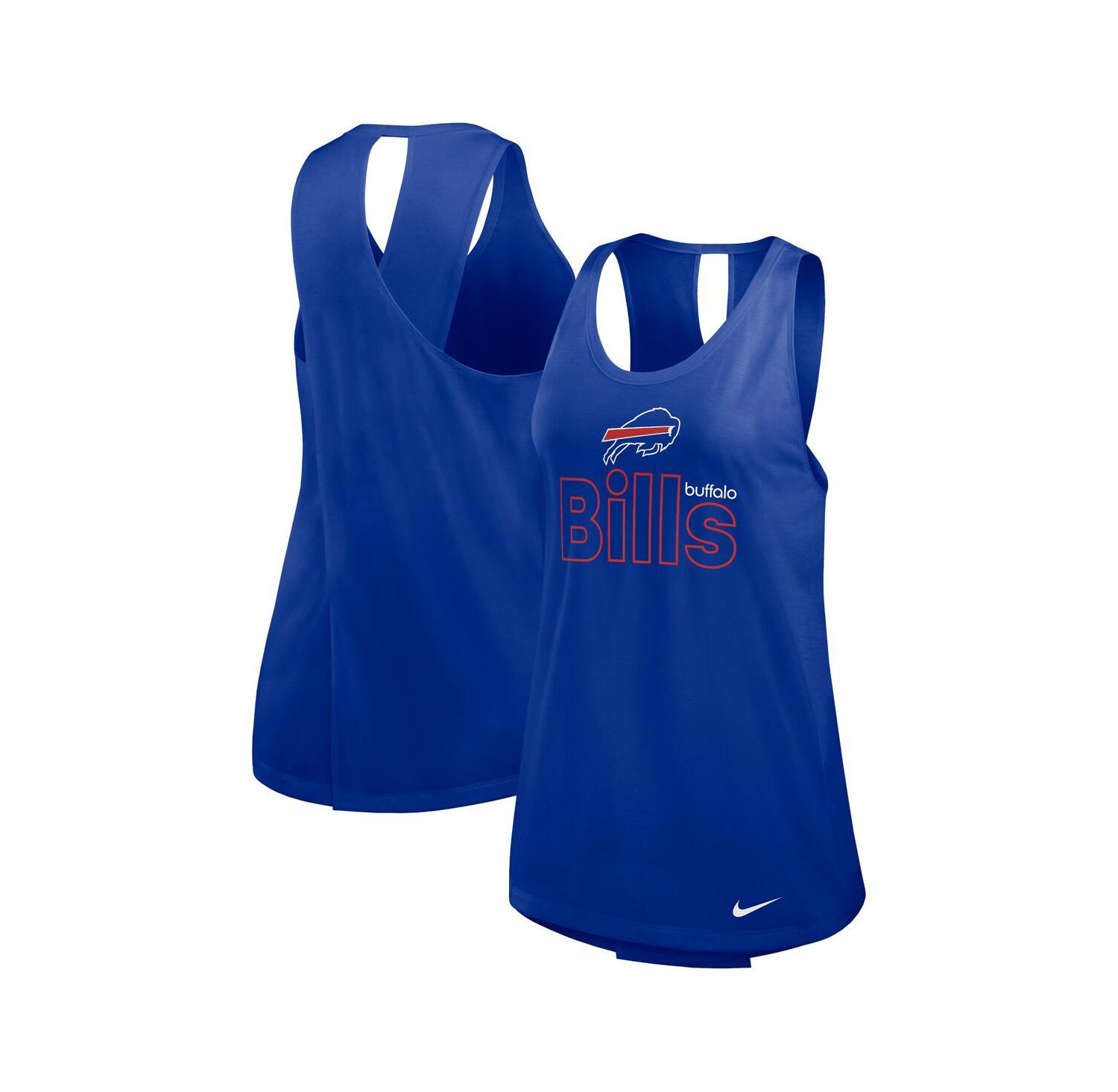 Women's Royal Buffalo Bills Plus Size Performance Tank Top