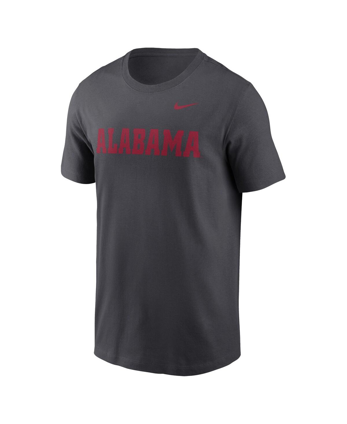 Nike Men'sAlabama Crimson Tide Primetime Evergreen Wordmark T-Shirt - Anthracite