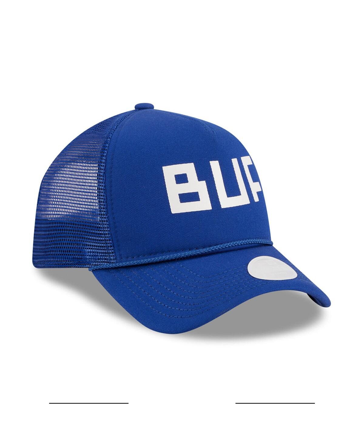 New Era Men's Royal Buffalo Bills Mcgee Trucker 9forty Adjustable Hat In Royal