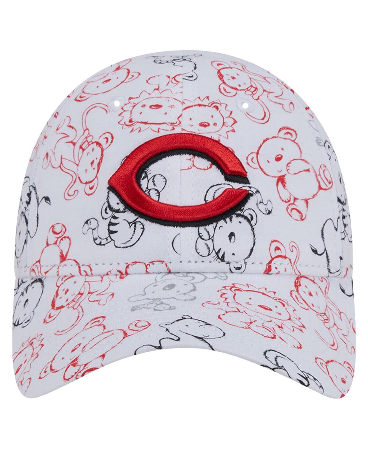 New Era ToddlerCincinnati Reds Animal 9FORTY Flex Hat - White