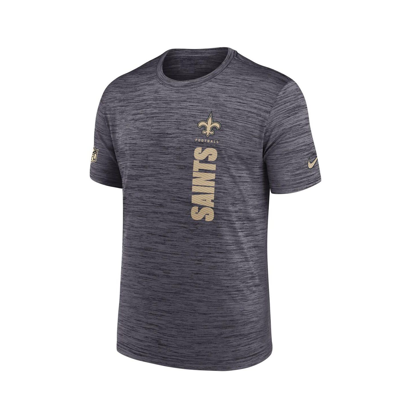 Мужская футболка Nike Black New Orleans Saints 2024 Sideline Velocity Performance — фото 3