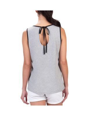 Women's Gray San Francisco Giants Fastest Lap Tank Top