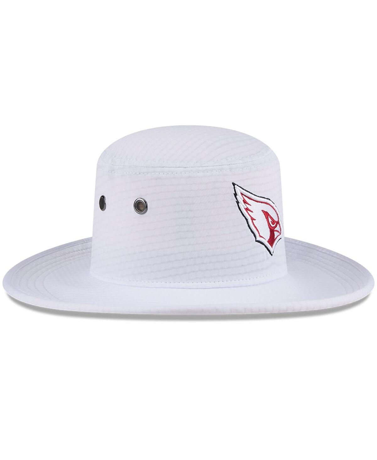 New Era Men's White Arizona Cardinals 2024 Nfl Training Camp Panama Bucket Hat In White
