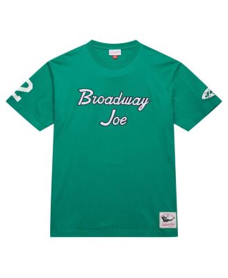 Men's Joe Namath Kelly Green New York Jets Retired Player Nickname T-Shirt