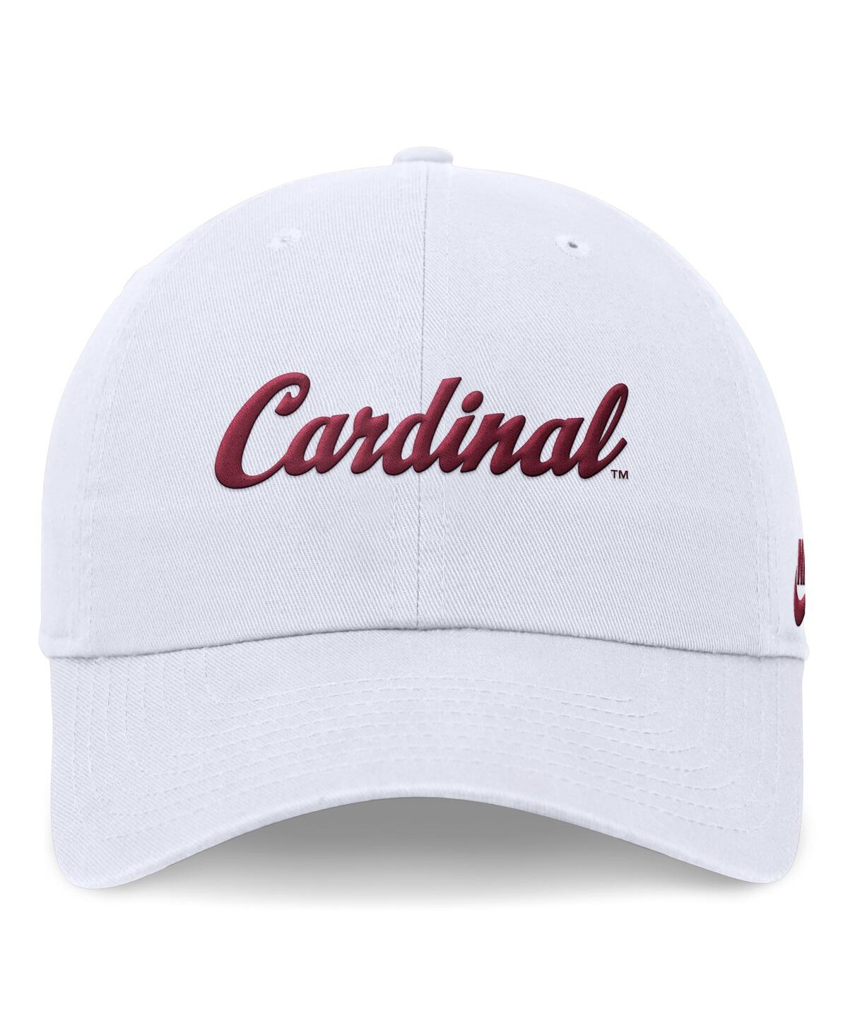 Nike Men's White Stanford Cardinal Legacy Club Performance Adjustable Hat In White